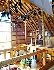 Blue Ox Logcrafters provides full timber-framed homes